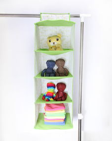 绿色树藤四层衣柜 节省空间的家居建筑材料优选